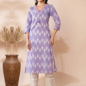 Purple Pine Tree Ethnic Costume